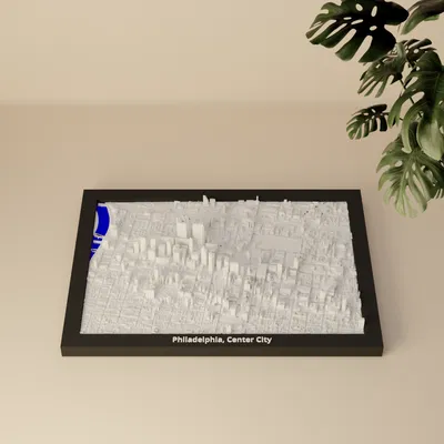 Philadelphia, Center City, Hoa Kỳ - Mô hình 3D Miniature