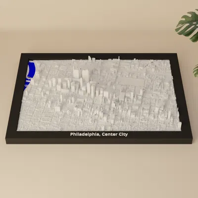 Philadelphia, Center City, Hoa Kỳ - Mô hình 3D Miniature
