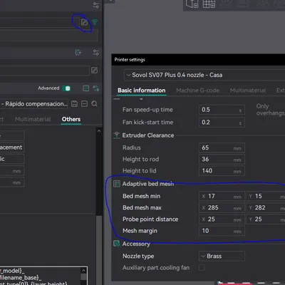 Bed Mesh thích ứng (Adaptive) cho Orca Slicer và Klipper