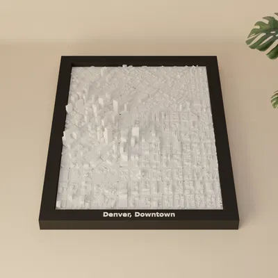 Denver, Downtown, Hoa Kỳ - Mô hình thu nhỏ 3D