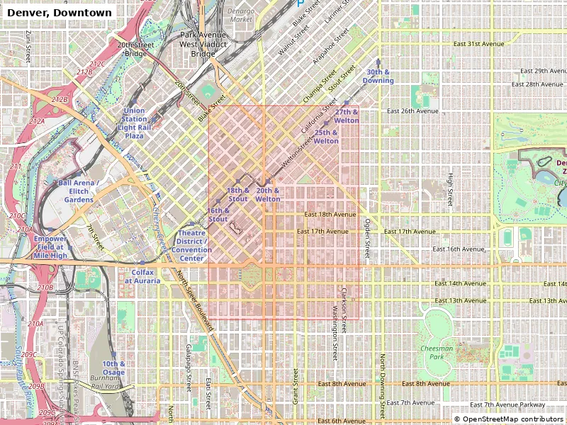 Denver, Downtown, Hoa Kỳ - Mô hình thu nhỏ 3D - Image 2