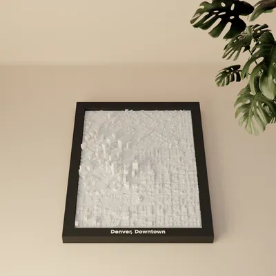 Denver, Downtown, Hoa Kỳ - Mô hình thu nhỏ 3D