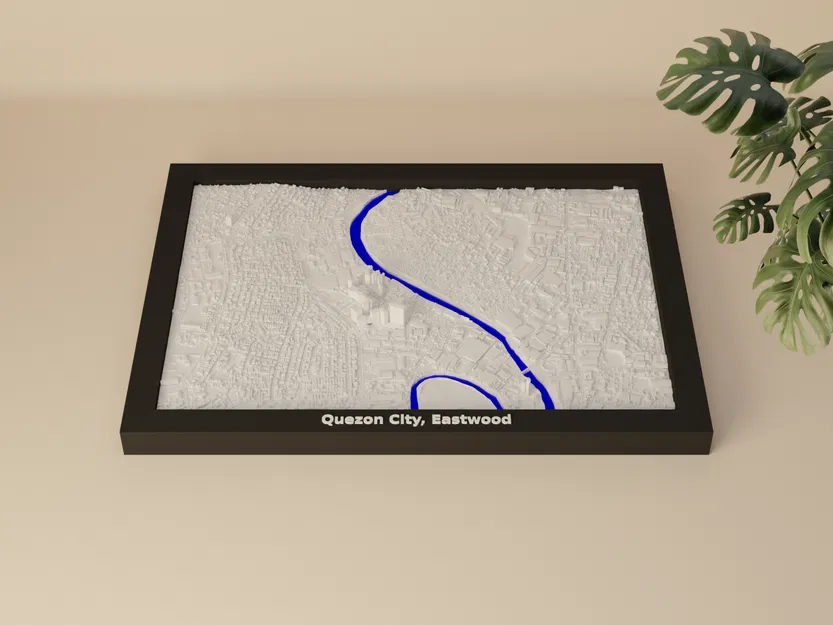 Quezon City, Eastwood (Philippines) - Mô hình 3D thu nhỏ địa hình - Image 4