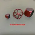 Archimedean Solids dạng wireframe & truncated: Tetra/Octa/Cube/Dodeca/Icosa... - Thumbnail 4