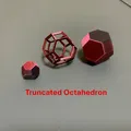 Archimedean Solids dạng wireframe & truncated: Tetra/Octa/Cube/Dodeca/Icosa... - Thumbnail 7