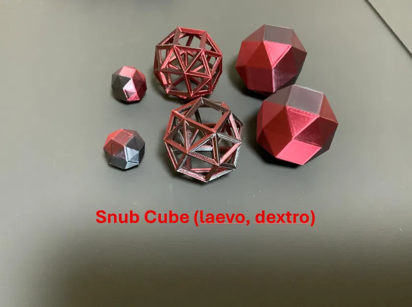 Archimedean Solids dạng wireframe & truncated: Tetra/Octa/Cube/Dodeca/Icosa... - Image 13