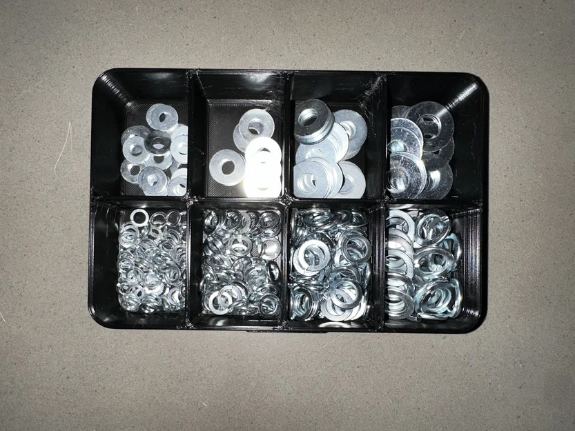 Hệ Hộp Lưu Trữ Tối Giản Kèm Nắp – Hộp Linh Kiện & Hộp Pin (In Nhanh, Không Support) - Image 2