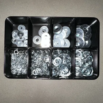 Hệ Hộp Lưu Trữ Tối Giản Kèm Nắp – Hộp Linh Kiện & Hộp Pin (In Nhanh, Không Support)