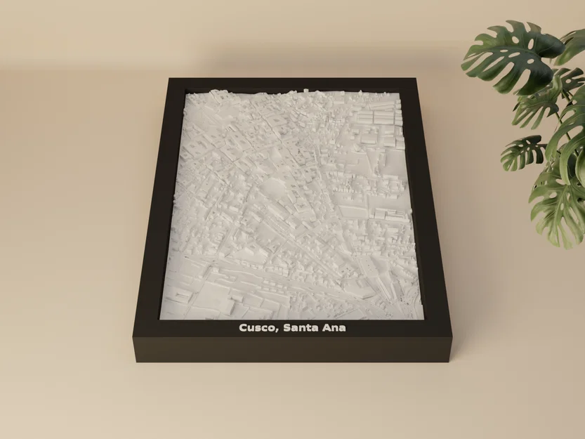 Cusco, Santa Ana, Peru - 3D Miniature (mô hình địa hình in 3D) - Image 2