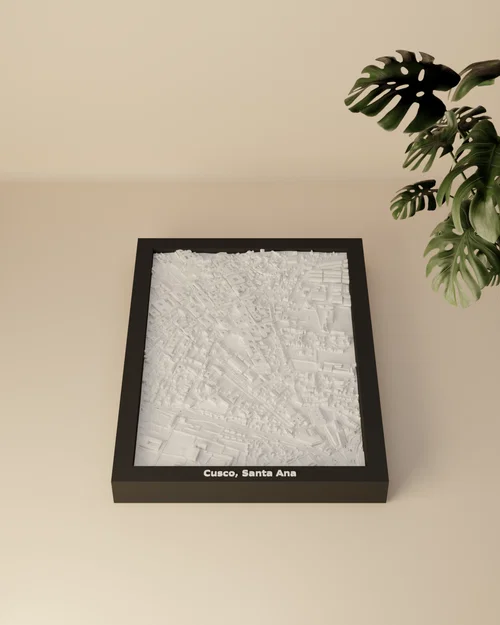 Cusco, Santa Ana, Peru - 3D Miniature (mô hình địa hình in 3D) - Image 3