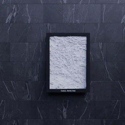 Cusco, Santa Ana, Peru - 3D Miniature (mô hình địa hình in 3D)