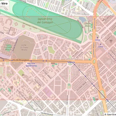 Milano, San Siro, Italy - Mô hình thu nhỏ 3D