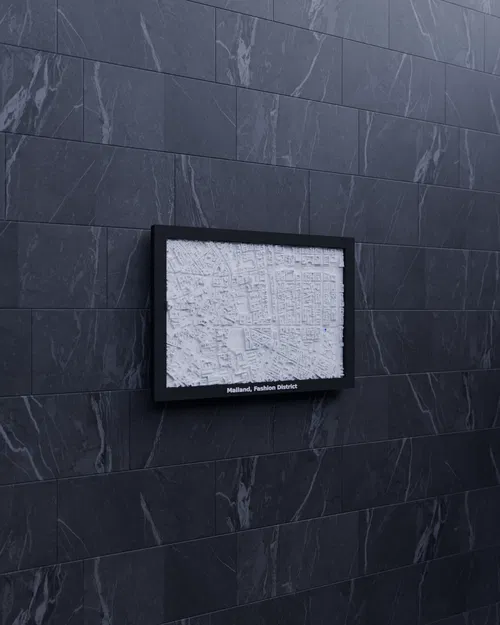 Milano, Fashion District, Italy - Mô hình thu nhỏ 3D - Image 3