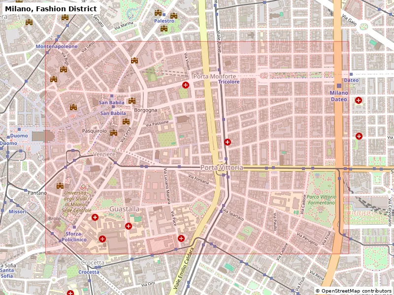 Milano, Fashion District, Italy - Mô hình thu nhỏ 3D - Image 5