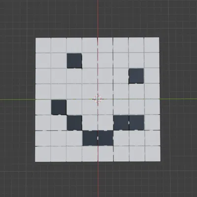 Đầu Người Tuyết Minecraft (Flexigrid Fidget Toy)