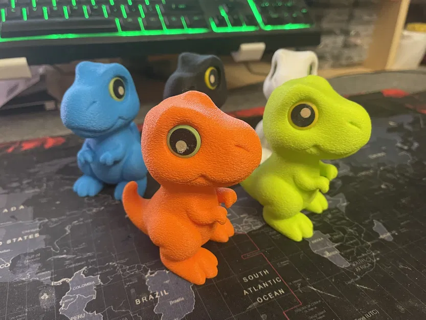 Cute T‑Rex Robbie – (cartoon, noAMS) - Image 1