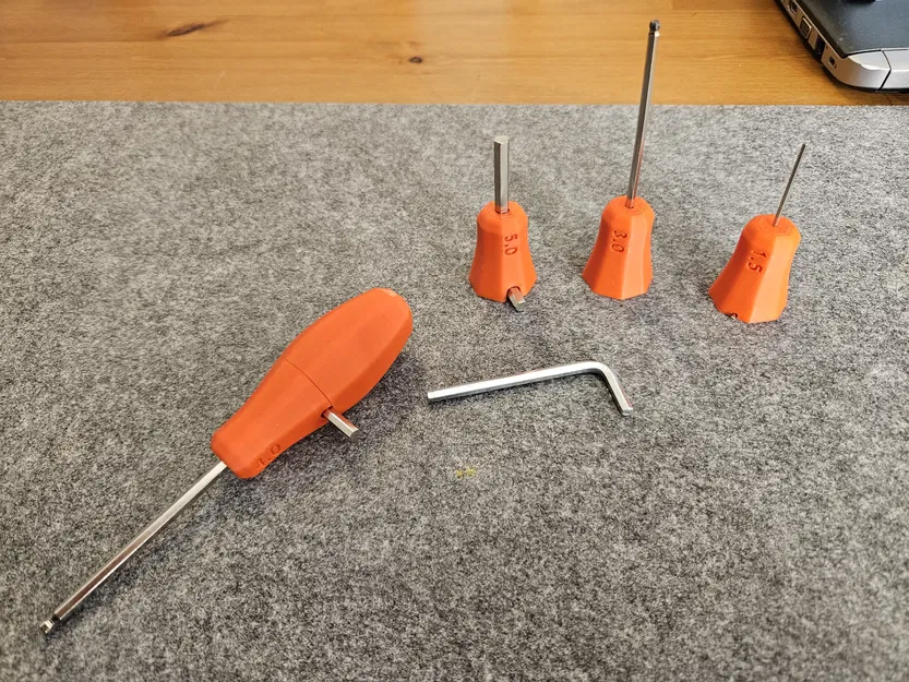 Bộ tay cầm cho Allen key dễ thao tác – hệ metric - Image 1