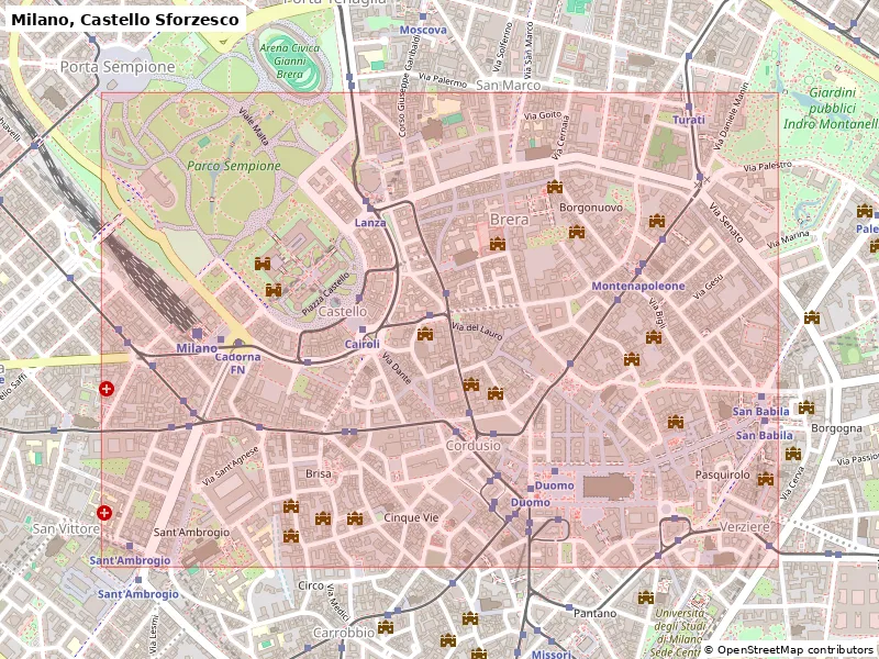 Milano, Castello Sforzesco, Italy - Mô hình mini 3D - Image 5