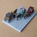 Cỗ xe ngựa Brougham của Rozoom kiểu model railway (1:148) – bản remake - Thumbnail 2