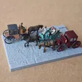 Cỗ xe ngựa Brougham của Rozoom kiểu model railway (1:148) – bản remake - Thumbnail 4