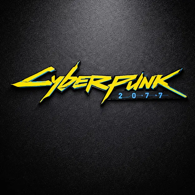 Logo Cyberpunk 2077 – Đa Màu Chi Tiết Cao - Image 1