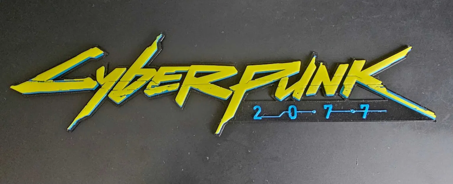 Logo Cyberpunk 2077 – Đa Màu Chi Tiết Cao - Image 5