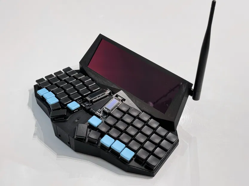 vecdec – Cyberdeck công thái học với bàn phím split - Image 2