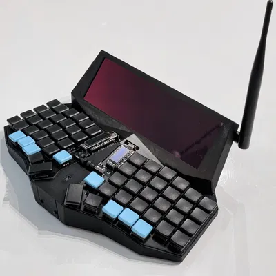 vecdec – Cyberdeck công thái học với bàn phím split