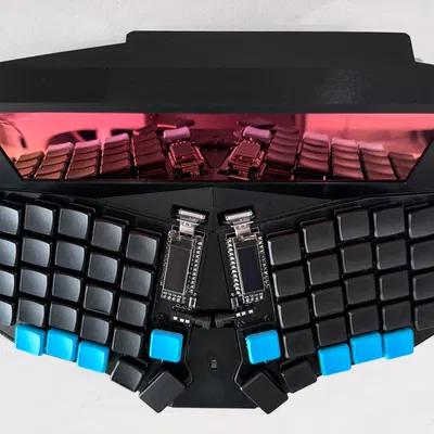 vecdec – Cyberdeck công thái học với bàn phím split