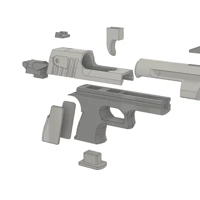 Móc Khóa Fidget Desert Eagle