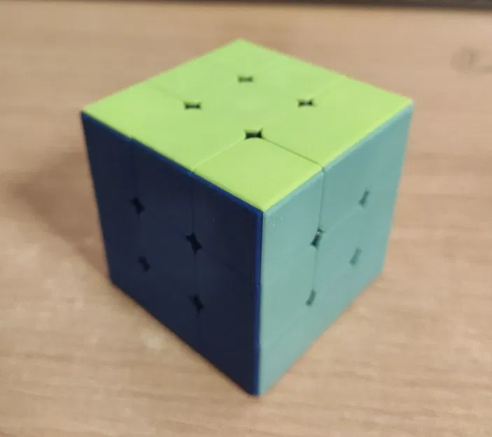 Rubik’s Cube in full được (57 mm) – xoay mượt với lò xo - Image 1