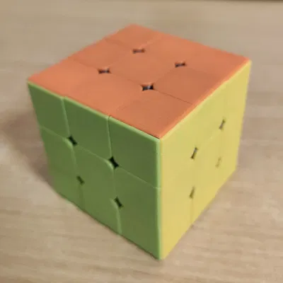 Rubik’s Cube in full được (57 mm) – xoay mượt với lò xo