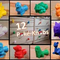 Bộ Núm Tay Nắm Cửa Pokemon Low-Poly - Thumbnail 1