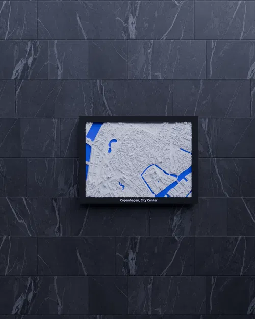 Copenhagen, City Center, Đan Mạch - Mô hình thu nhỏ 3D - Image 6