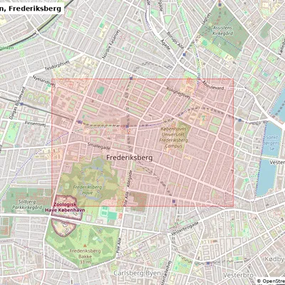 Copenhagen, Frederiksberg, Đan Mạch - 3D Miniature