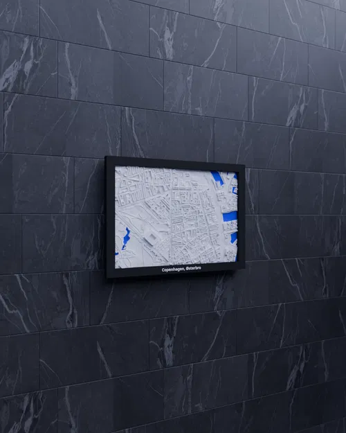 Copenhagen, Østerbro, Denmark - Mô hình thu nhỏ 3D - Image 5