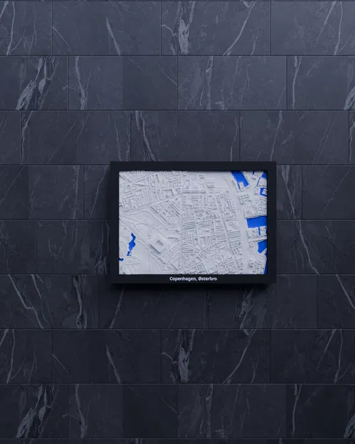 Copenhagen, Østerbro, Denmark - Mô hình thu nhỏ 3D - Image 6