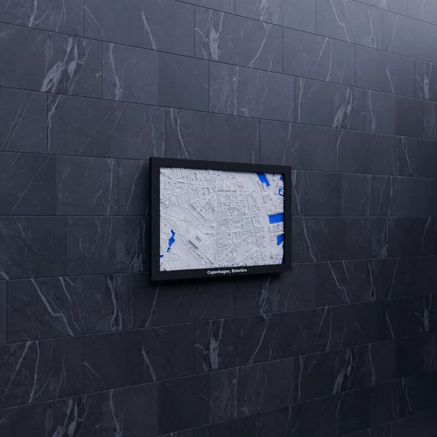 Copenhagen, Østerbro, Denmark - Mô hình thu nhỏ 3D - Image 8