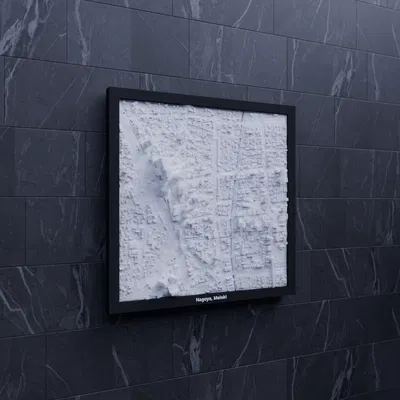 Nagoya, Meieki, Japan - 3D Miniature (Mô hình thu nhỏ địa hình 3D)