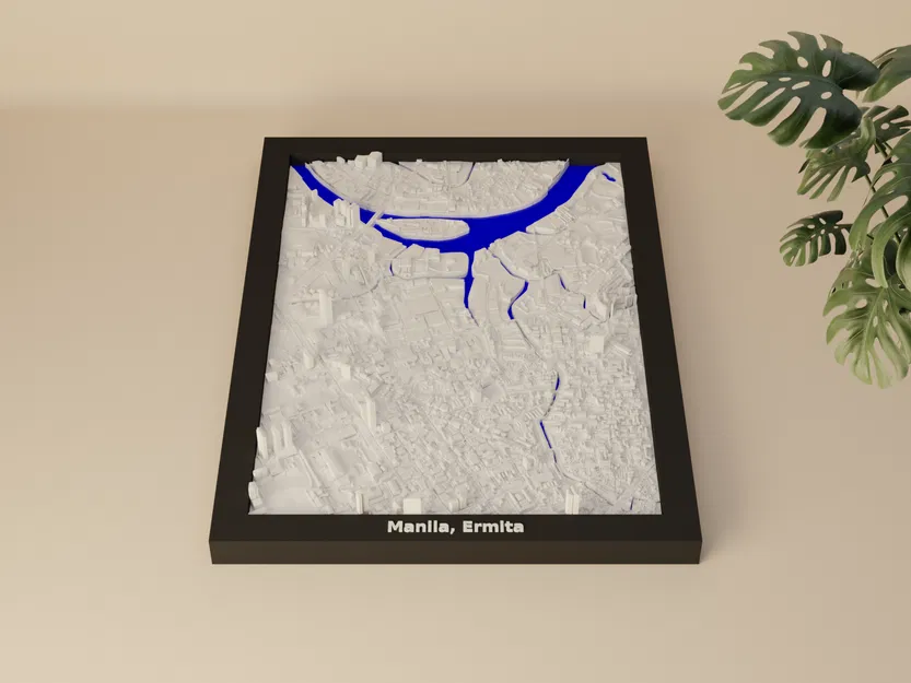 Manila, Ermita, Philippines - Mô hình thu nhỏ 3D - Image 1