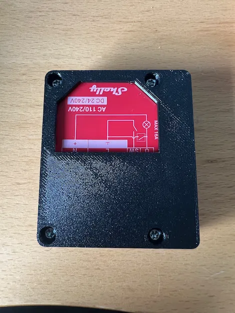 Giá đỡ Shelly 1PM Plus (holder) dùng vít thường - Image 1