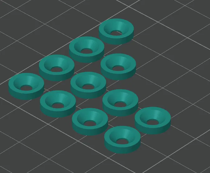 Washer cone trang trí M3 (decorate cone washer m3) - Image 2