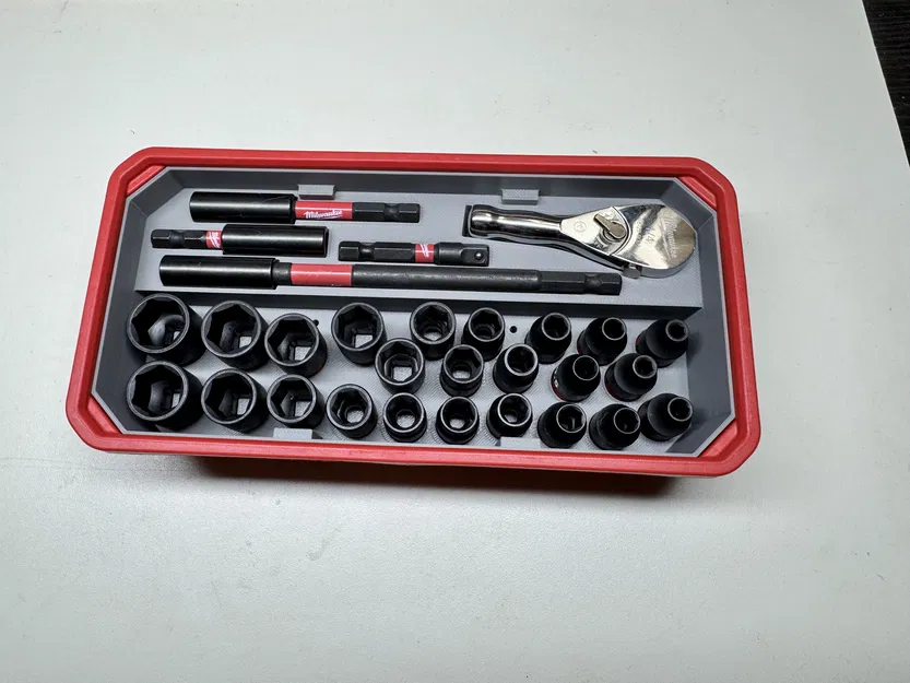 Khay insert Packout Organizer cho bộ mini socket 1/4” (SAE/Metric) - Image 2