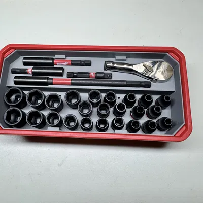 Khay insert Packout Organizer cho bộ mini socket 1/4” (SAE/Metric)