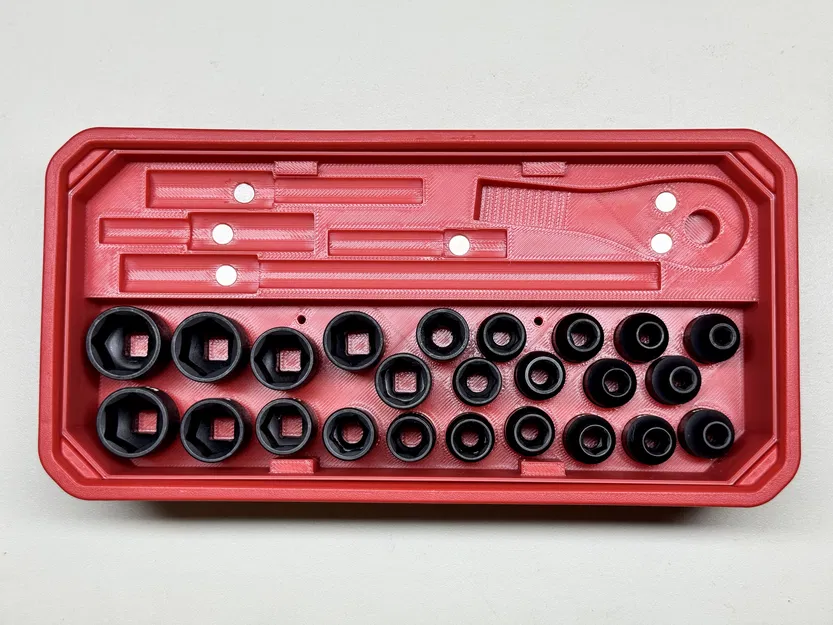 Khay insert Packout Organizer cho bộ mini socket 1/4” (SAE/Metric) - Image 4