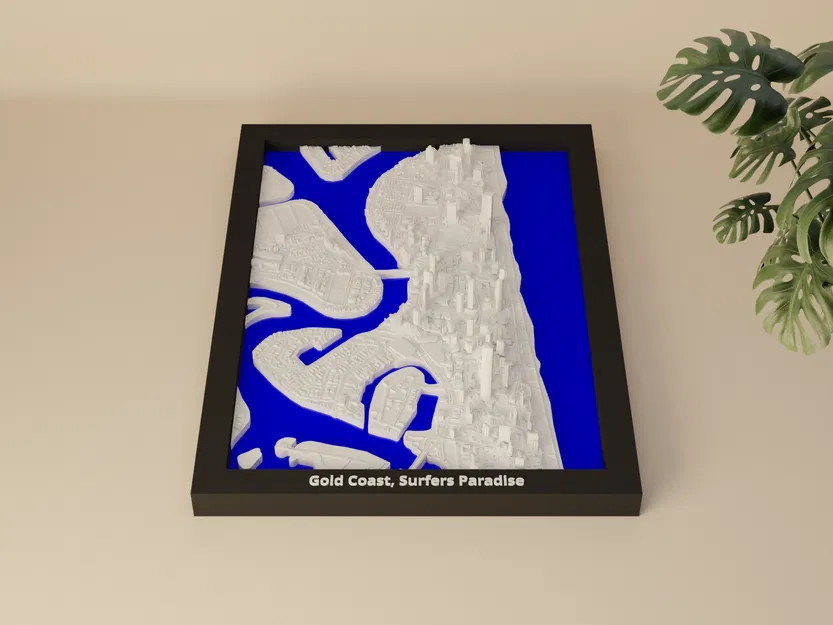 Gold Coast, Surfers Paradise, Australia - Mô hình thu nhỏ 3D - Image 1