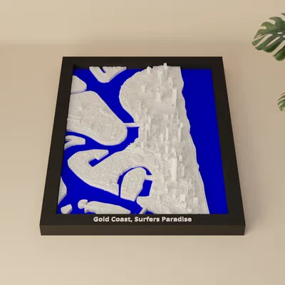 Gold Coast, Surfers Paradise, Australia - Mô hình thu nhỏ 3D