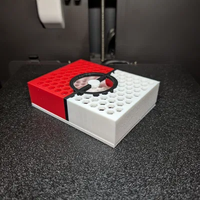 Hộp đựng thẻ Toploader chủ đề Pokeball