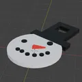 Đầu người tuyết (NFC tag) in 3D - Thumbnail 1
