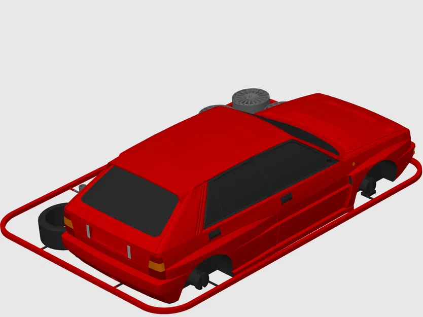 Lancia Delta HF Integrale Evoluzione 2 Kit Card (1:24) - License thương mại - Image 9